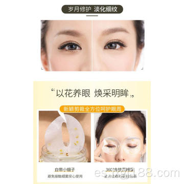 Mascarilla de tratamiento para los ojos para el cuidado de la piel con colágeno osmanto dorado